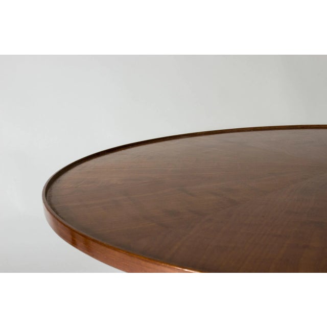 Walnut Coffee Table by Oscar Nilsson For Sale - Image 6 of 9