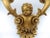 19thc French Louis XV Carved & Gilt Wood Putto/ Cherub Double Wall Sconces Electrified a - Pair For Sale - Image 10 of 13