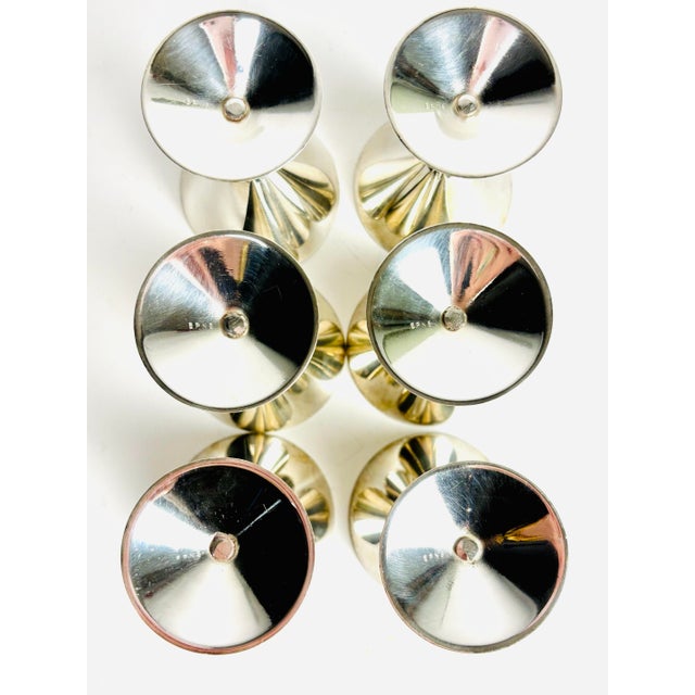 Metal Old English Silver-Plated Cocktail Set, Circa 1940 For Sale - Image 7 of 12