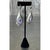 Mid-Century Modern Vintage Sterling Silver Amethyst Drop Earrings For Sale - Image 3 of 12