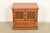 A gorgeous Spanish Colonial style nightstand By Drexel, "Esperanto Collection" USA, 1960s Carved walnut, with original...
