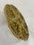 1950s French Gien Majolica Olive Green Oyster Plate For Sale - Image 10 of 16