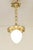 Metal Art Nouveau Lamp in Brass and Glass, 1890s For Sale - Image 7 of 7