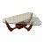 Mid-Century Modern Adrian Pearsall Style Glass Top Coffee Table. Circa 1960s For Sale