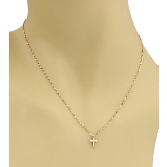 • Brand: Tiffany & Co. • Collection: Metro • Material: 18k rose gold • Gemstones: natural diamonds • Chain length:...