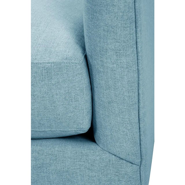 Greta Chair, Sky Linen For Sale - Image 11 of 13