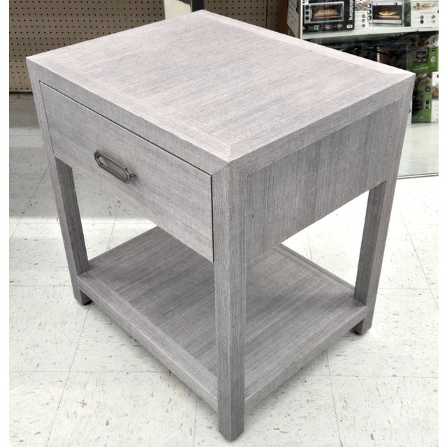 2020s Mitchell Gold + Bob Williams Ariel Gray 1 Drawer Nightstand For Sale - Image 5 of 12