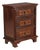 Baroque Walnut Bedside Table For Sale