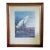 Mid 20th Century After John James Audubon Vintage Print White Egret Antique Walnut Frame For Sale