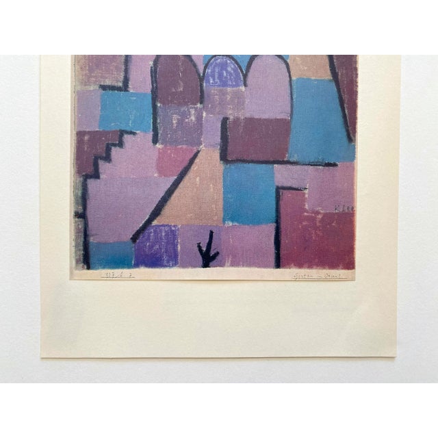 Paul Klee Vintage 1967 Mid Century Modern Abstract