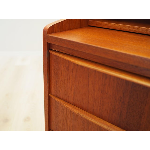 Vintage Danish Teak Secretary, 1970s For Sale - Image 12 of 17