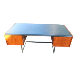 Rosewood and Chrome Desk by Ste. Marie and Laurent
