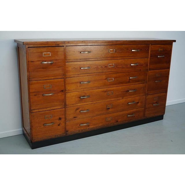 Dutch Pitch Pine Apothecary Cabinet, 1930s For Sale - Image 5 of 15