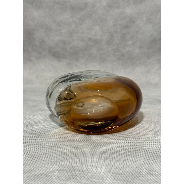 1970s Skrdlovice Art Glass Vase by Karel Wünsch, 1976 For Sale - Image 5 of 7