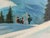 Adalbert Von Wex, Skiers in Garmisch, Early 20th Century, Oil on Canvas For Sale - Image 4 of 14