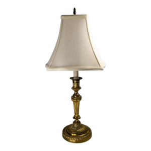 18th or 19th Century French Louis XVI Ormolu Gilt Bronze Candlestick Table Lamp