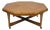 Vintage Lane Mid Century Modern Walnut Octagonal Stretcher Base Coffee Table For Sale
