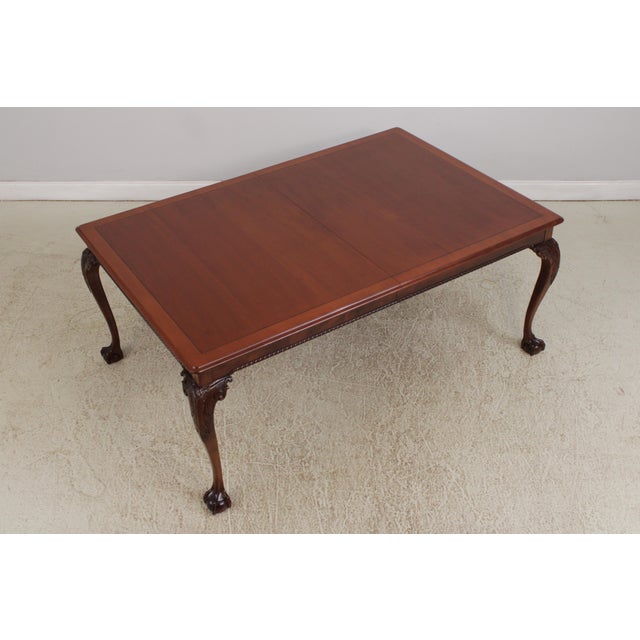 Age: C.1997 Details: Finish no.30 Medium Mahogany Finish Mahogany Ball & Claw Feet Fine Carved Details High Quality...