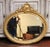 Late 19th Century 19th Century French Louis XV Oval Giltwood Wall Beveled Mirror With Crest For Sale - Image 5 of 7