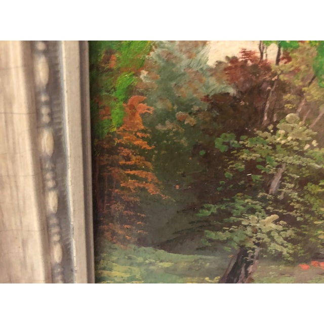 Vintage Oil Painting Of Landscape By J Hall Chairish