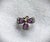 English Antique Amethyst and Crystal Clover Pin For Sale - Image 3 of 11