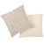 Contemporary Schumacher Durant 20" Pillow in Natural For Sale - Image 3 of 4