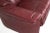 Animal Skin Mid Century Modern Scandinavian Leather Loveseat / Sofa For Sale - Image 7 of 8