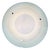 1980s Memphis Streamline Sky Blue Art Glass Chandelier Pendant Light by Three Zone For Sale - Image 5 of 11