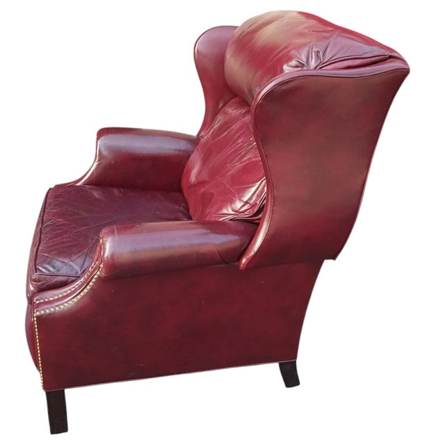 Experience the Comfort & Design With the Hancock & Moore Chippendale Recliner Crafted in the Usa For Sale - Image 9 of 9