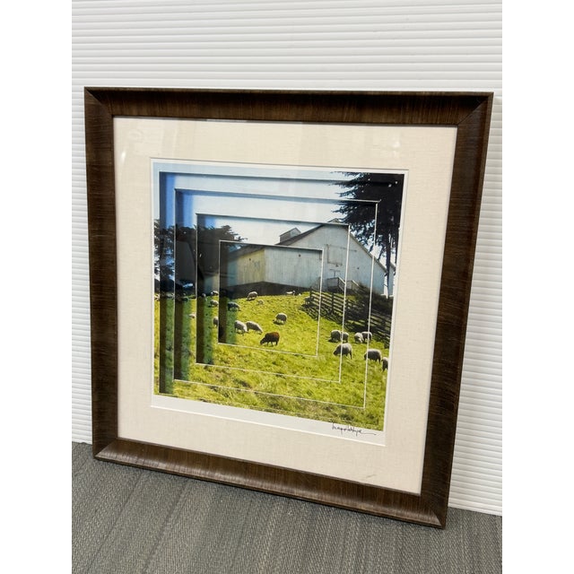 Design Plus Gallery presents a signed “Playful Ways of Seeing The Sea Ranch" Framed Photograph by Maynard Hale Lyndon....