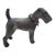 Antique C1910 Kleistone Rubber Scottie Terrier Dog Doorstop 14” Rare Original For Sale