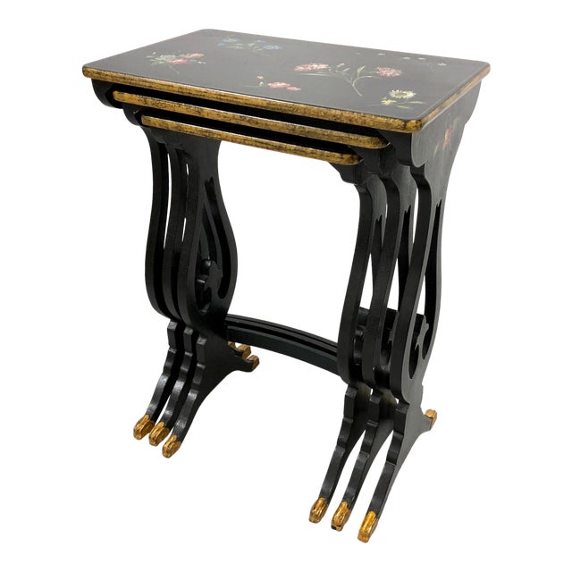 John Rosselli Victorian Style Stacking Nesting Tables Chairish