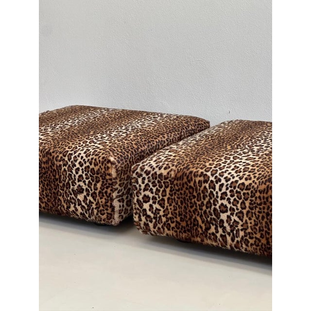 Large Ottomans from Arflex, Italy, 1970s, Set of 2, in Flawless conditions. Designed 1970 to 1979 This piece has an...
