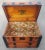 Refinished Early American Steamers Dome Top Pine and Iron Blanket Chest Trunk For Sale - Image 4 of 10