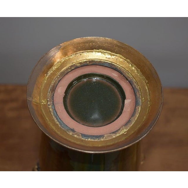 Baluster Vases with Earthenware Handles, 1900s, Set of 2 For Sale - Image 13 of 14