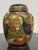 Design Plus Gallery presents a Japanese Satsuma Style Moriage Porcelain Lidded Ginger Jar. The vessel has a rounded form...