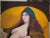 -Beautiful realist painting of a semi-nude pregnant woman by Danish movie actress and later artist Greta Thyssen Guenther...