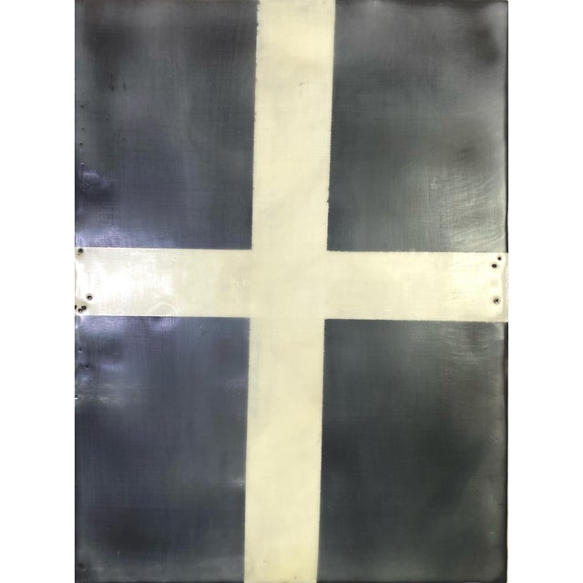 Encaustic Collage Installation - "Cavalo" by Gina Cochran - 9 Panels For Sale - Image 10 of 11