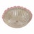 Mid-Century Modern Vintage 1970s-Style Italian White Graniglia “Budino” Murano Glass Flush Mount With Pink Accents For Sale - Image 3 of 3