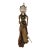 Vintage Indonesian Wayang Golek Rod Puppet Hanuman Hand Carved Wood Batik For Sale