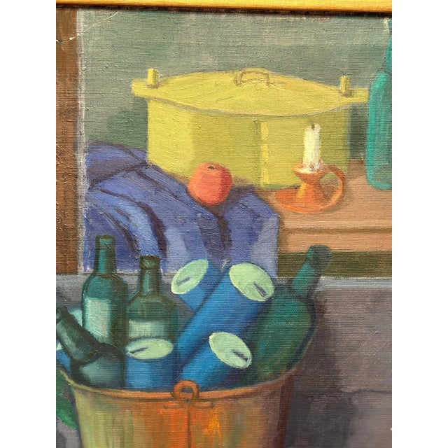 Yngve Andersson, Artists Sanctuary, 1960s, Oil on Canvas, Framed For Sale - Image 16 of 18