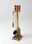 Wood Vintage Hollywood Regency Brass Fireplace Tools Set With Wood Handles For Sale - Image 7 of 18