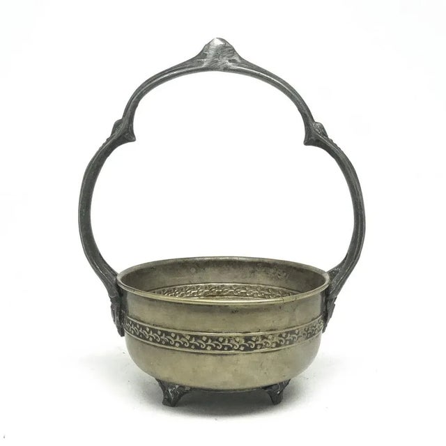 Black Art Deco Sugar Bowl from JZW, Poland, 1930s For Sale - Image 8 of 9