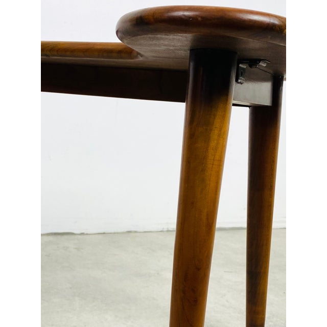 Wood Small Scandinavian Boomerang Table in Teak, Denmark, 1960s For Sale - Image 7 of 11