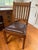 Craftsman Stickley Junior Executive Oak Desk and Cottage Chair With Leather Seat For Sale - Image 13 of 17