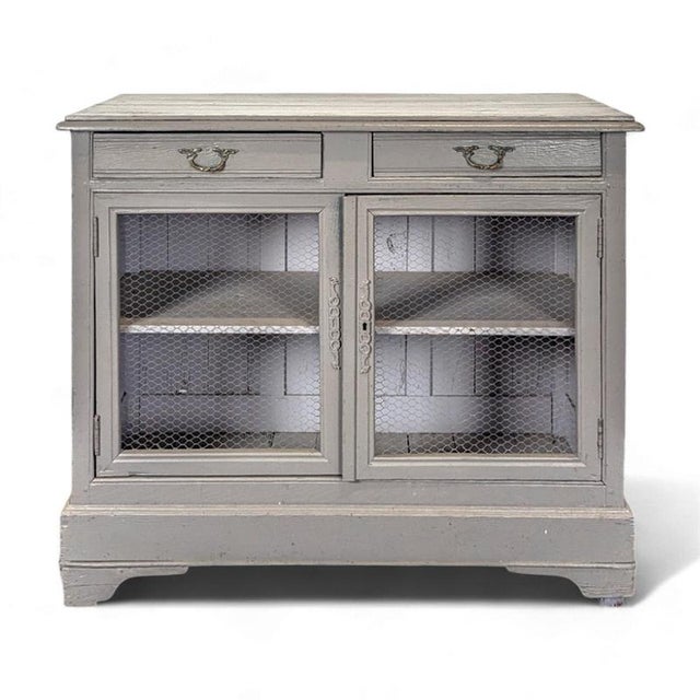 Gray Patinated Pantry Buffet For Sale - Image 8 of 8