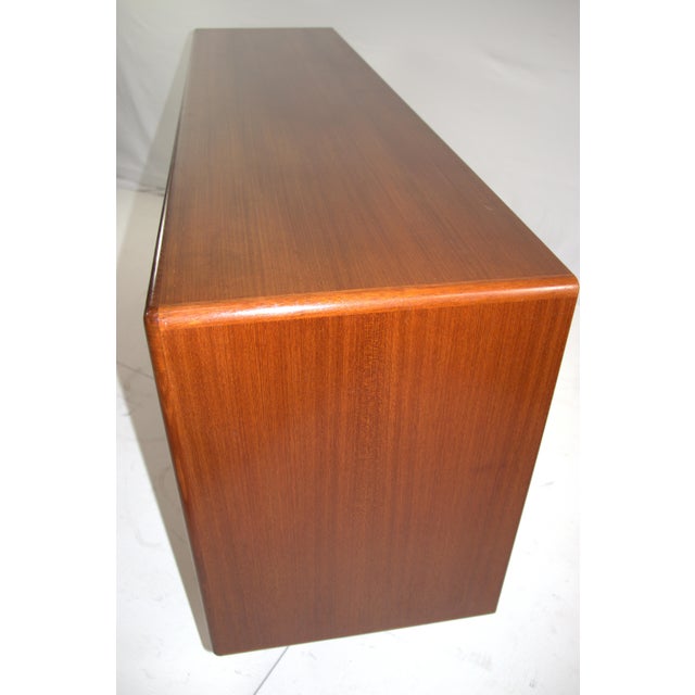 1960s 1960s Dyrlund Danish Mid Century Teak Tambour Door Credenza For Sale - Image 5 of 11