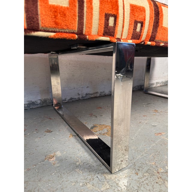 Mid 20th Century Mid-Century Modern Upholstered Bench For Sale - Image 10 of 14