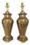 Vintage Brass Lamps With Rams Head Motif - a Pair For Sale