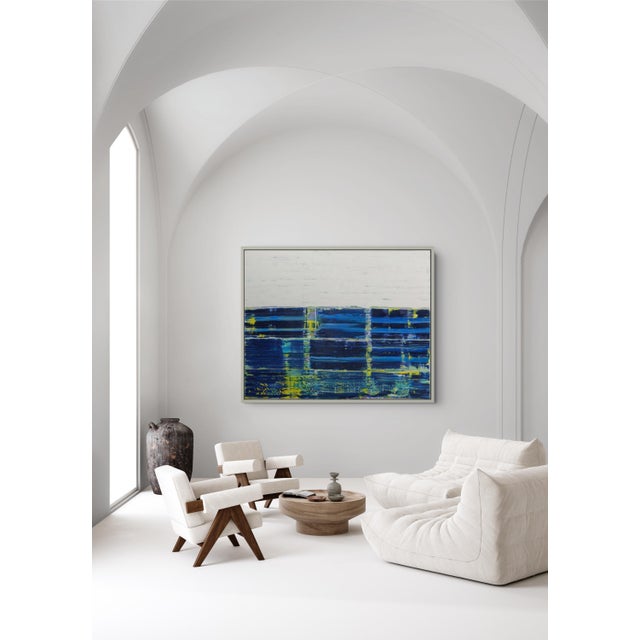 2020s Pacific Ocean / Palisades No. 5 Original Large-Scale Oil Painting by Diane Grant | Color Field For Sale - Image 5 of 13